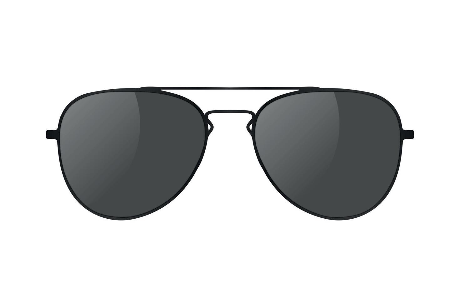 gafas de sol realistas en 3d vector