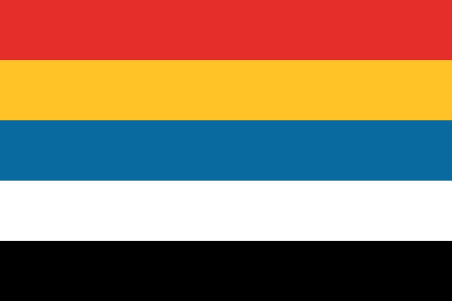 Historical flag . Correct proportion and color vector