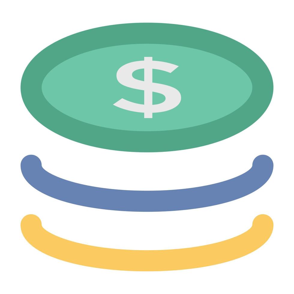 Coins Stack Concepts vector