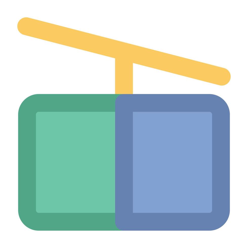 Trendy Chairlift Concepts vector