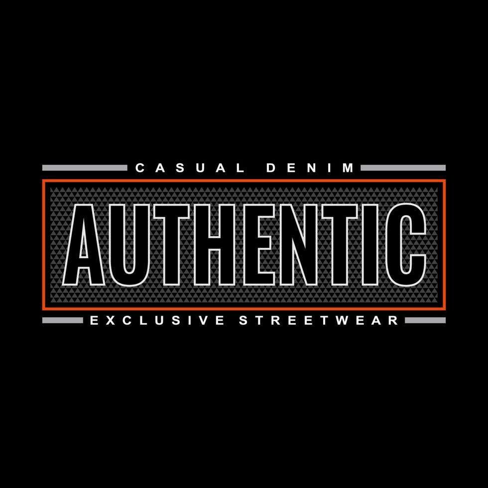 authentic denim streetwear t-shirt and apparel vector