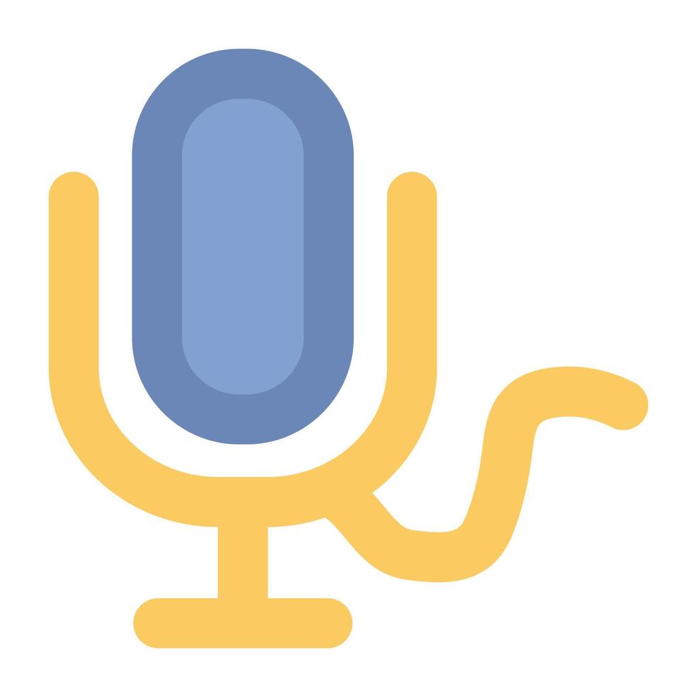 Trendy Microphone Concepts vector