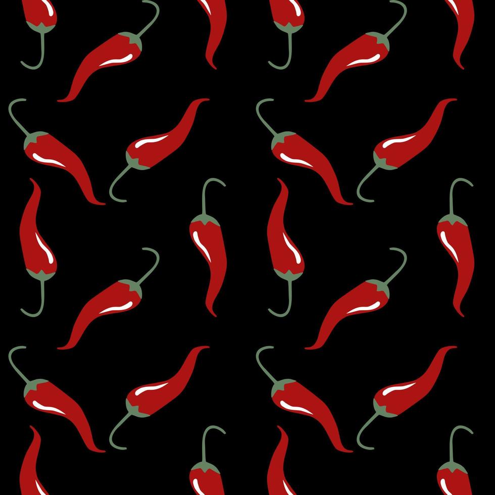 Red chili peppers. randomly scattered on background. Fabric pattern design concept, wallpaper, postcard. Cute pattern design. Bright colors suitable for children's fabric patterns. 6596012 Vector at Vecteezy