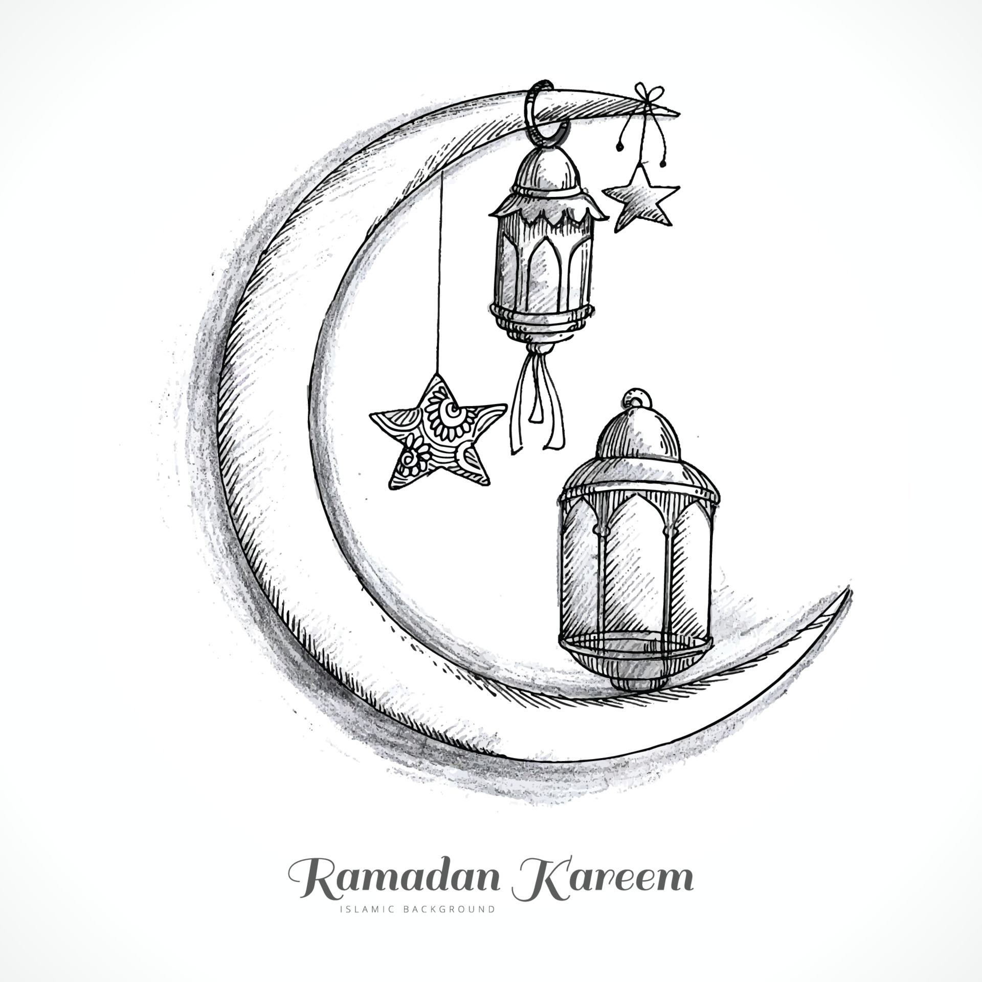 ramadan kareem easy drawing