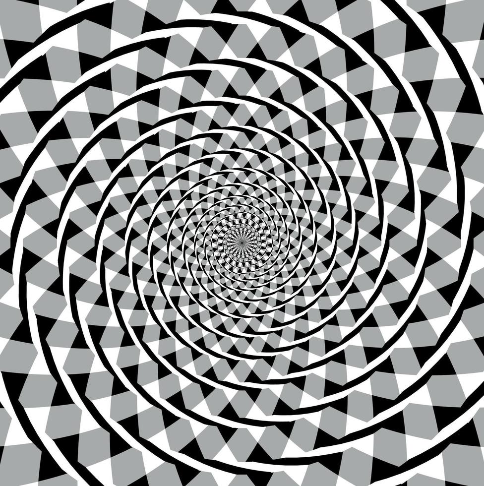 Fraser spiral optical illusion vector