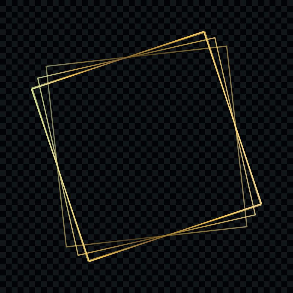 gold luxury frame . Vector illustration