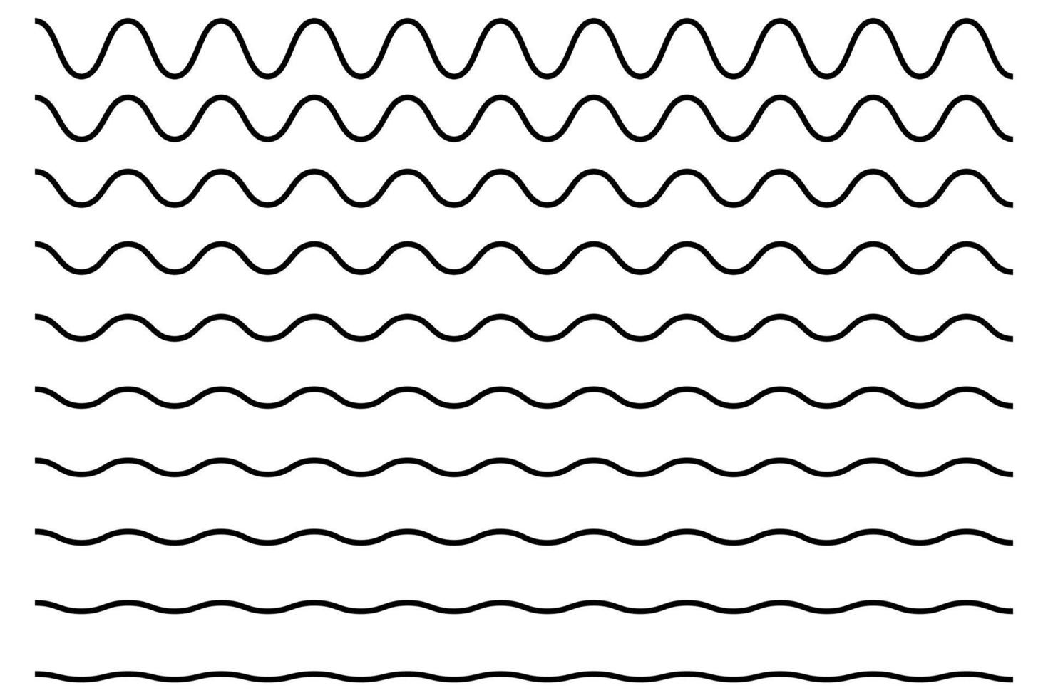 Wave line zigzag . Vector illustration