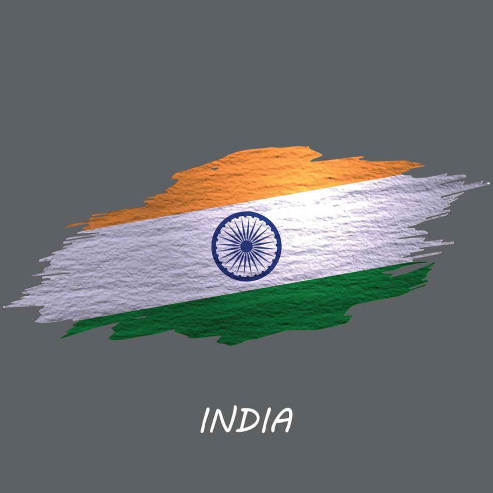 Grunge styled flag vector