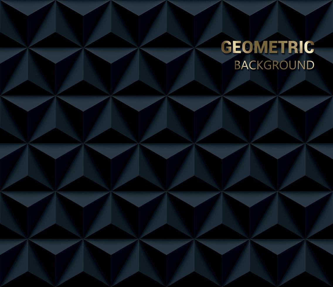 Geometric triangle pattern vector