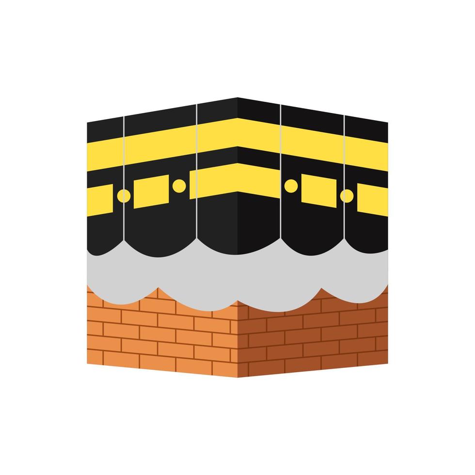 gráfico vectorial de ilustración de estilo plano kabah aislado sobre fondo blanco. vector