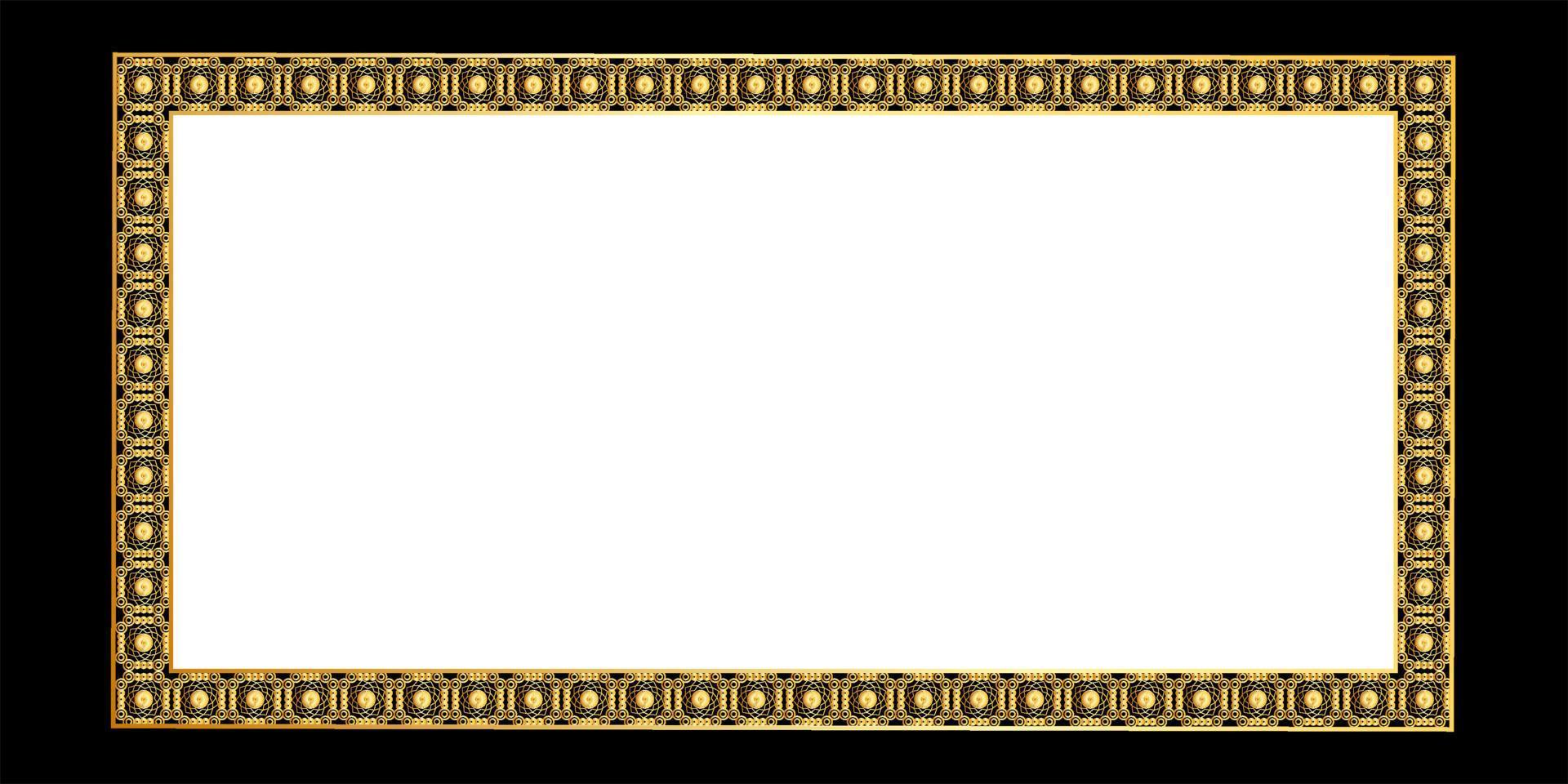 modern frame with islamic style vector