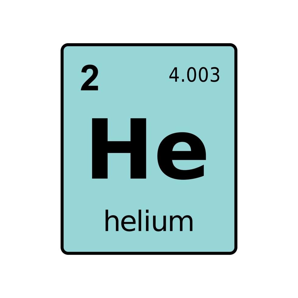 chemical element of periodic table. vector