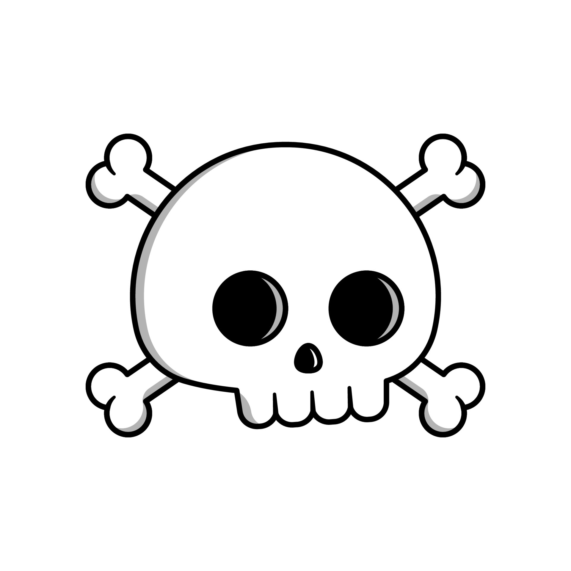 Cute Skull And Crossbones Background Cute Skull And Crossbones Background