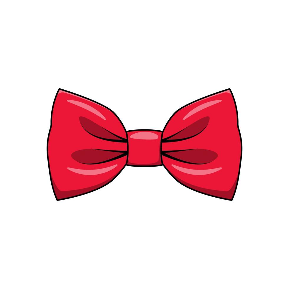vector bow tie isolated on white background