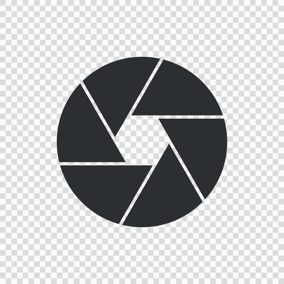 Shutter camera Icon vector