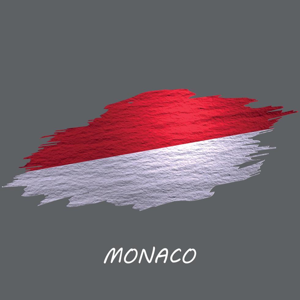 Grunge styled flag vector