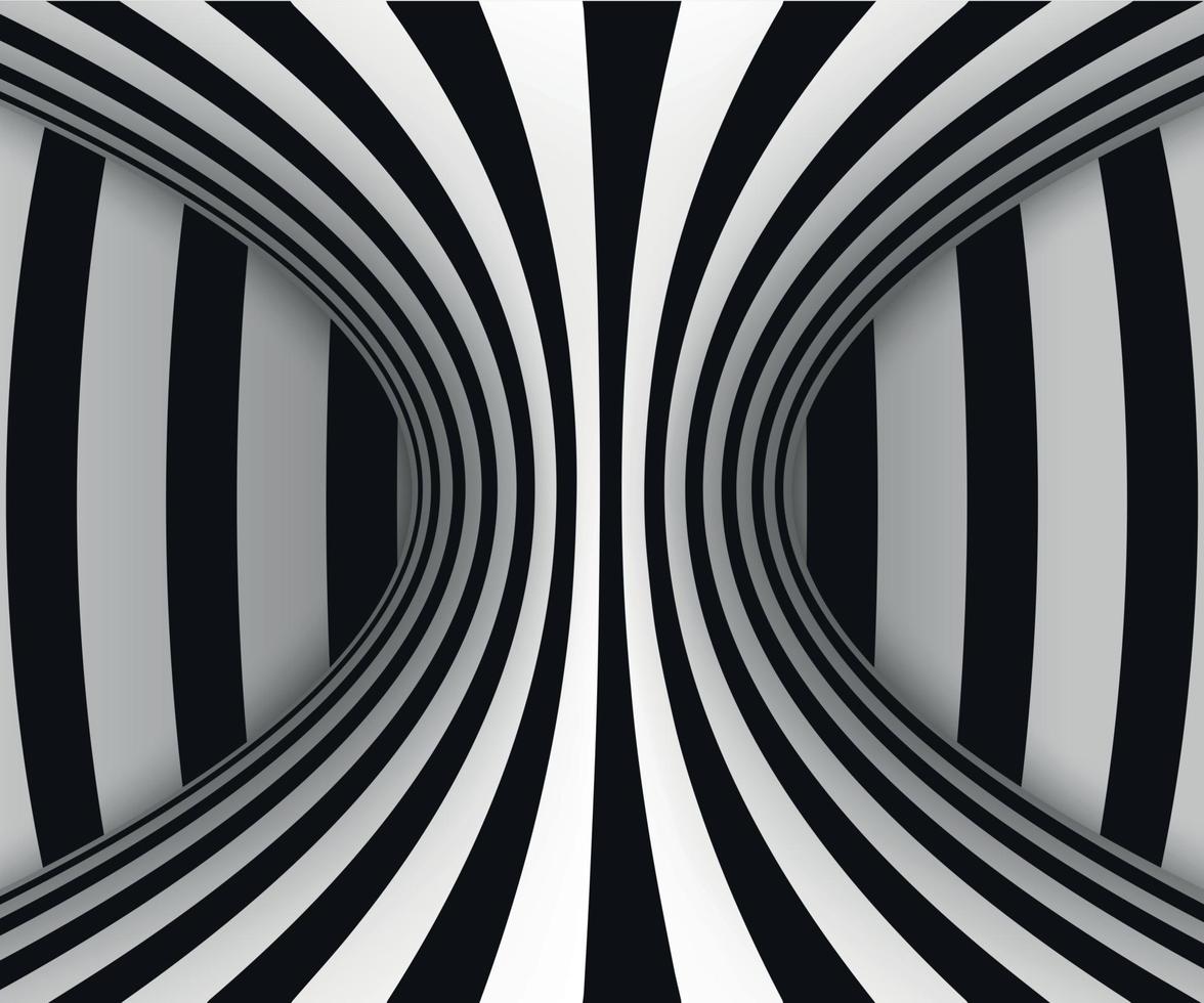 lines optical illusion vector