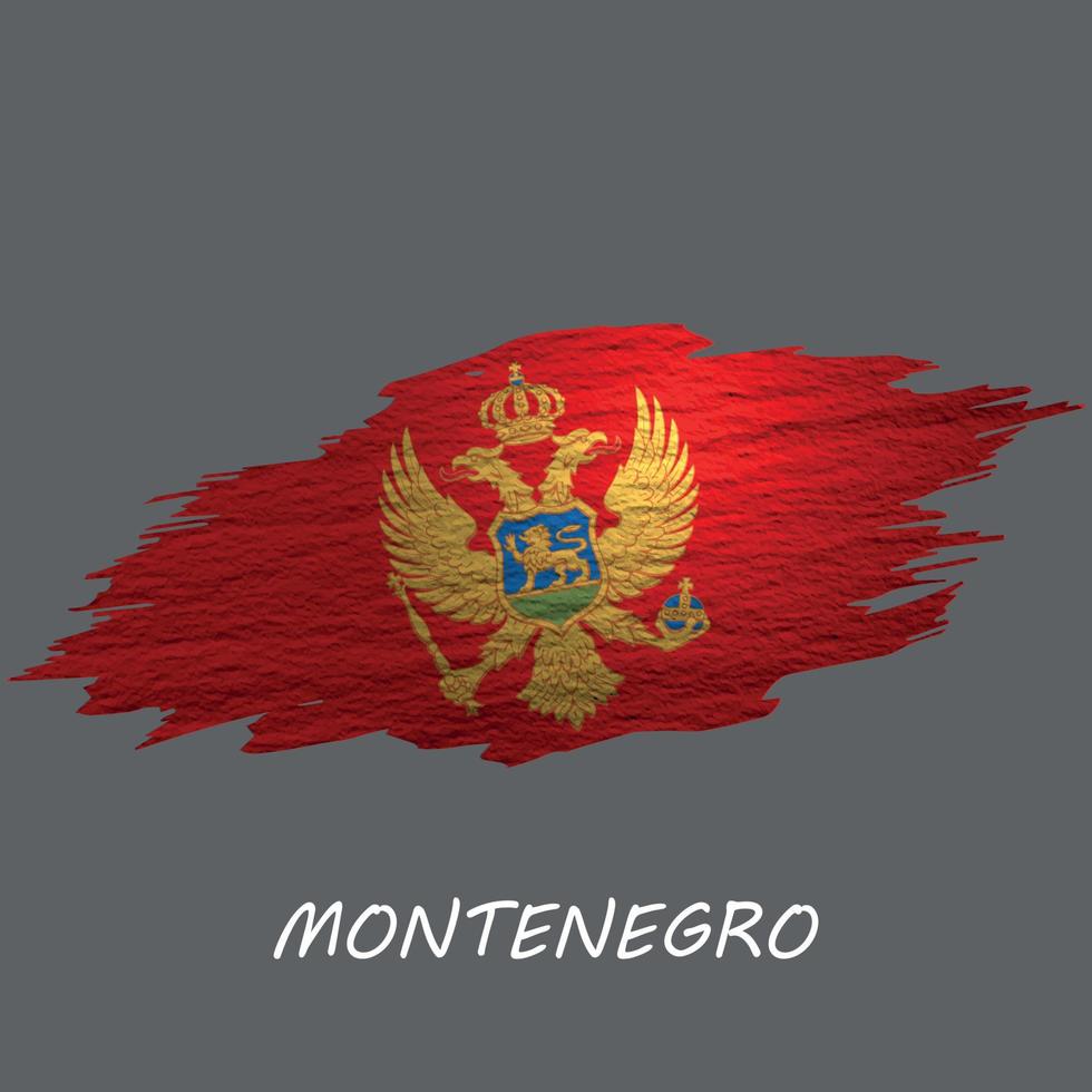 Grunge styled flag vector
