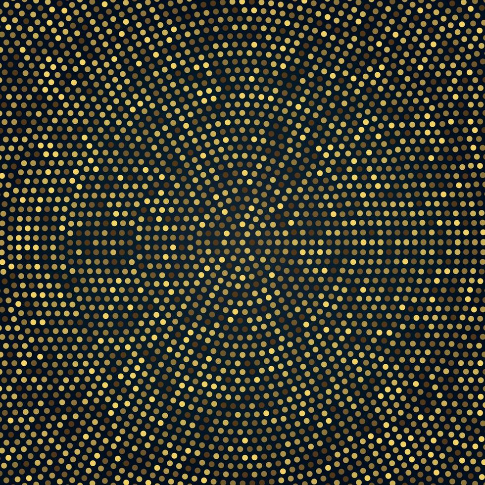 patrón radial de semitono dorado, fondo de lujo dorado vector