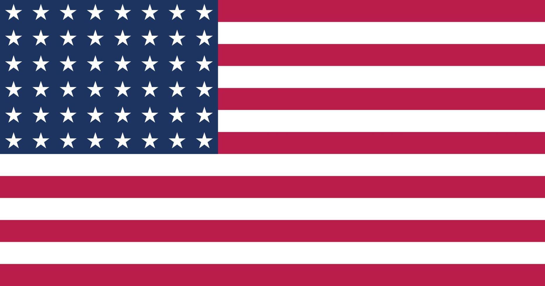 bandera histórica. proporción y color correctos vector
