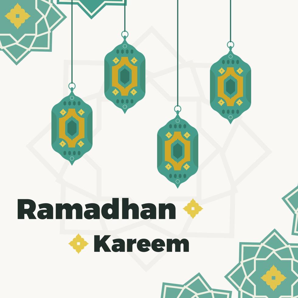 ramadhan kareem diseño ilustración vectorial vector