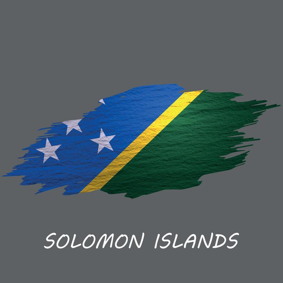 Grunge styled flag vector