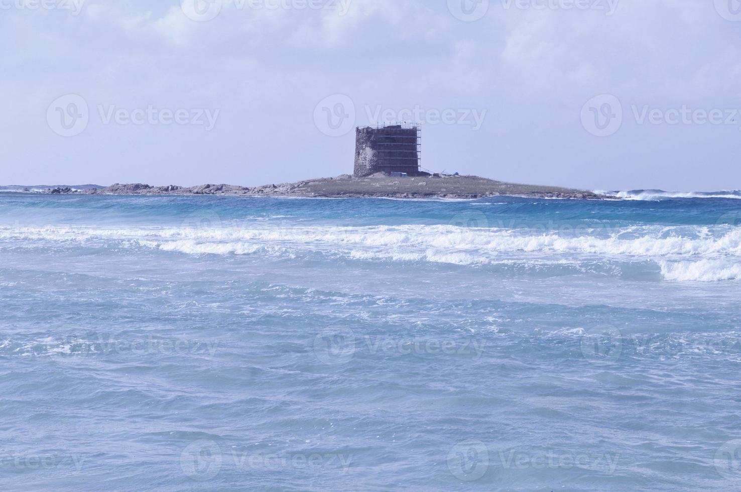 The Stintino beach in Sassari, Sardinia, Italy photo