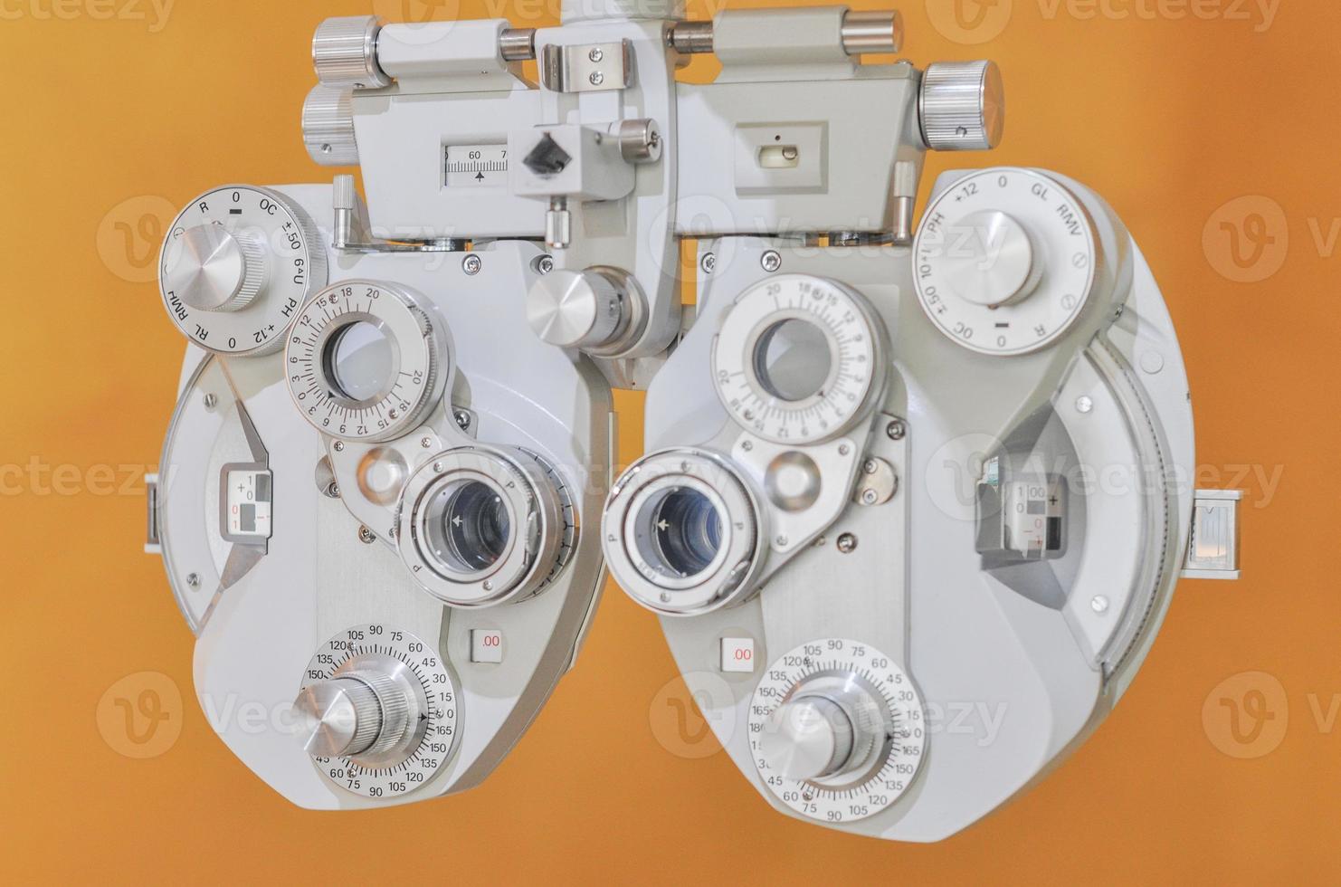 Professional optometrist diopter tool in an optician laboratory photo