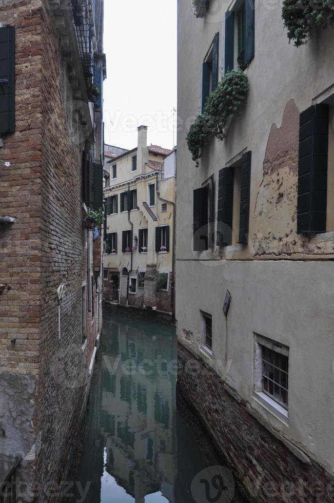 Canal view in Venice photo