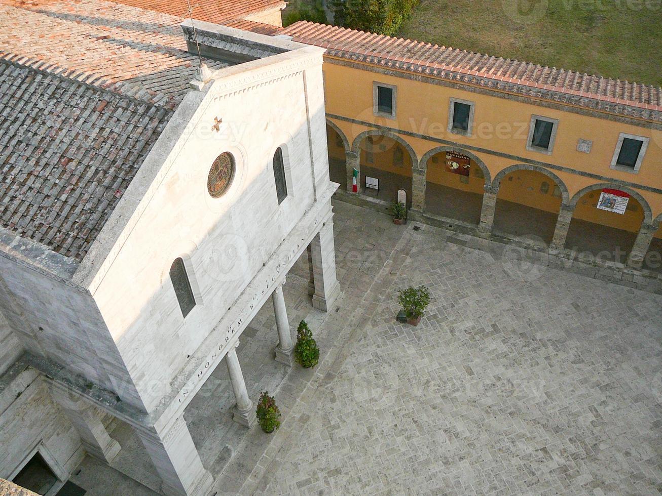 View of Chiusi in Tuscany, Italy photo