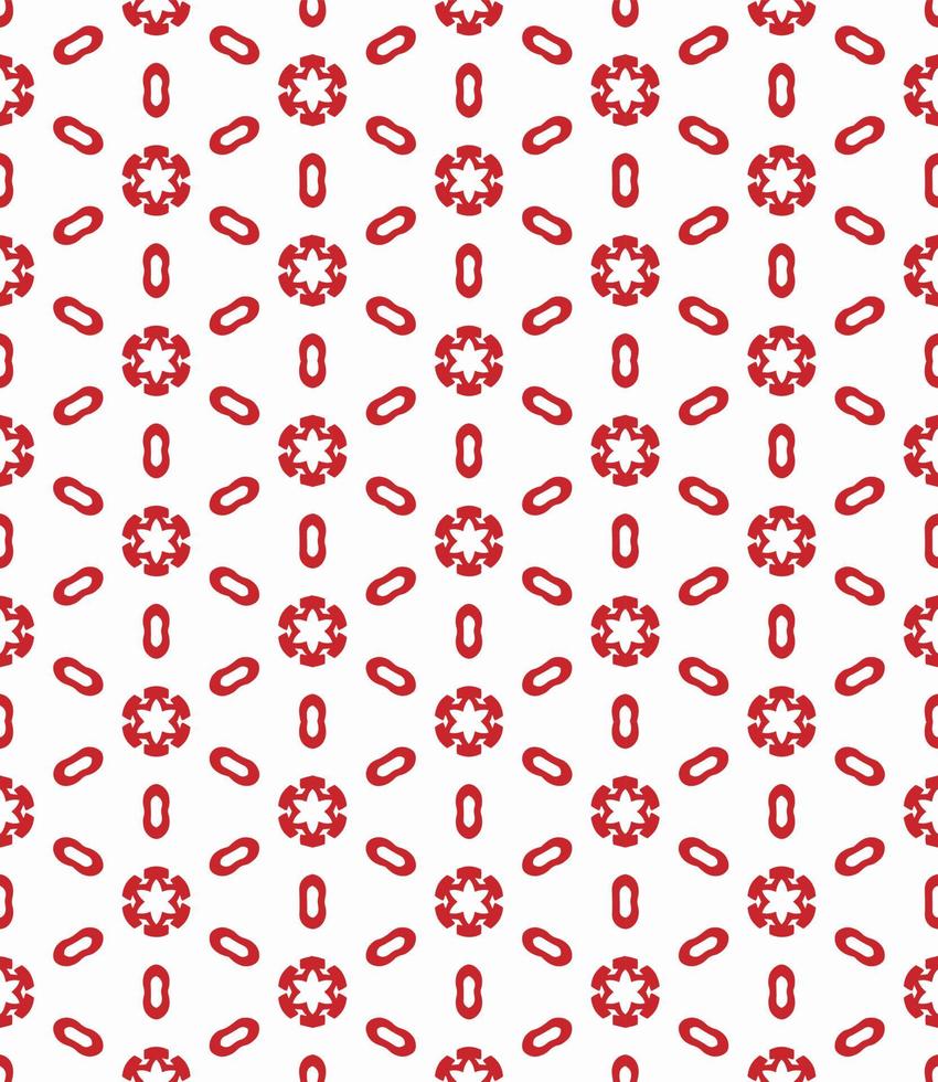 Red and white color seamless pattern texture and template. Multicolored. Colorful ornamental graphic design. vector