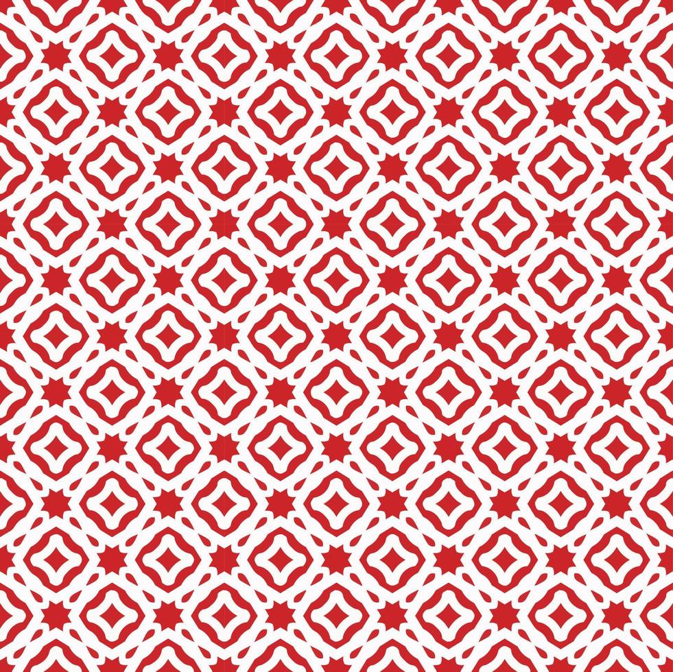 Red and white color seamless pattern texture and template. Multicolored. Colorful ornamental graphic design. vector