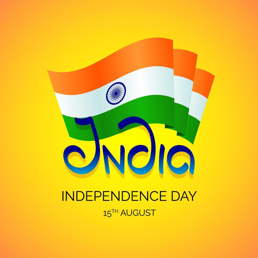 Indian independence day 15th august banner. India country national ...