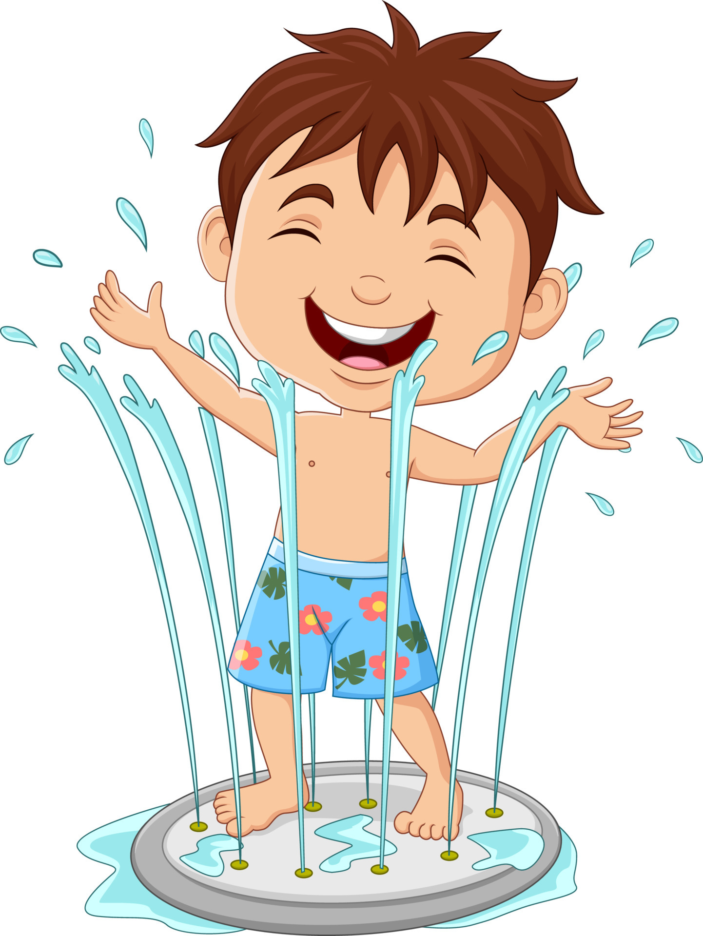 Cartoon little boy playing water fountain 6605357 Vector Art at Vecteezy Cartoon little boy playing water fountain 6605357 Vector Art at Vecteezy