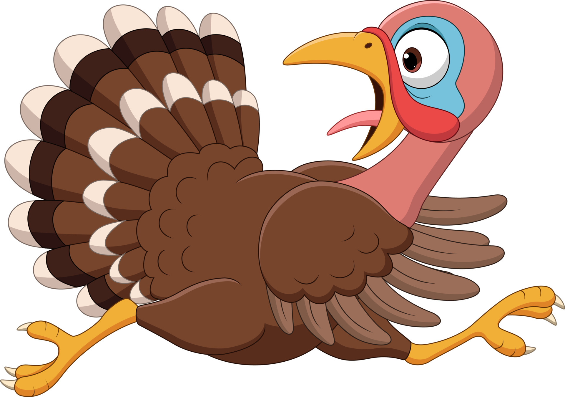 Cartoon funny turkey bird running 6605366 Vector Art at Vecteezy Cartoon funny turkey bird running 6605366 Vector Art at Vecteezy