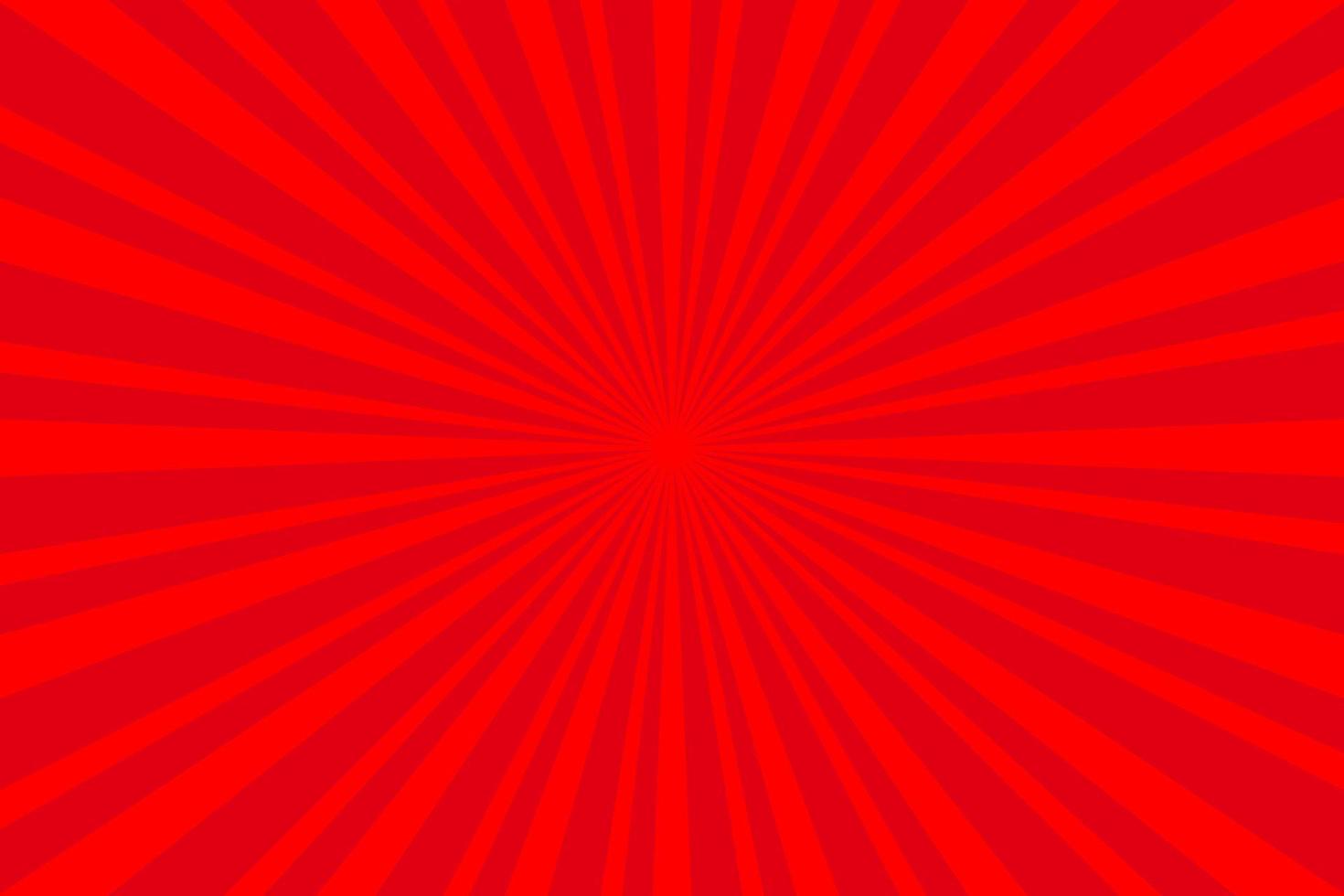 Colorful red ray star Pattern Background. Sunburst radial backdrop vector