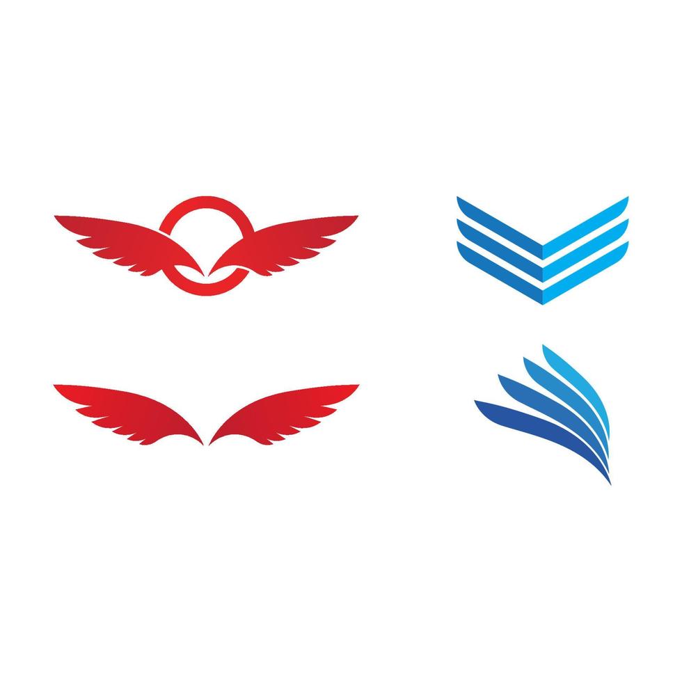 Wing logo concept vector