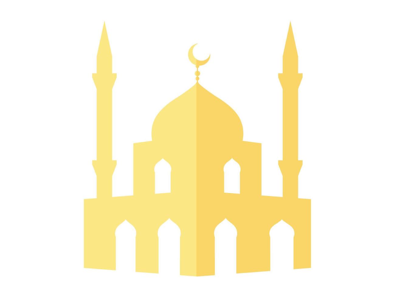 mosque vector design with Islam theme