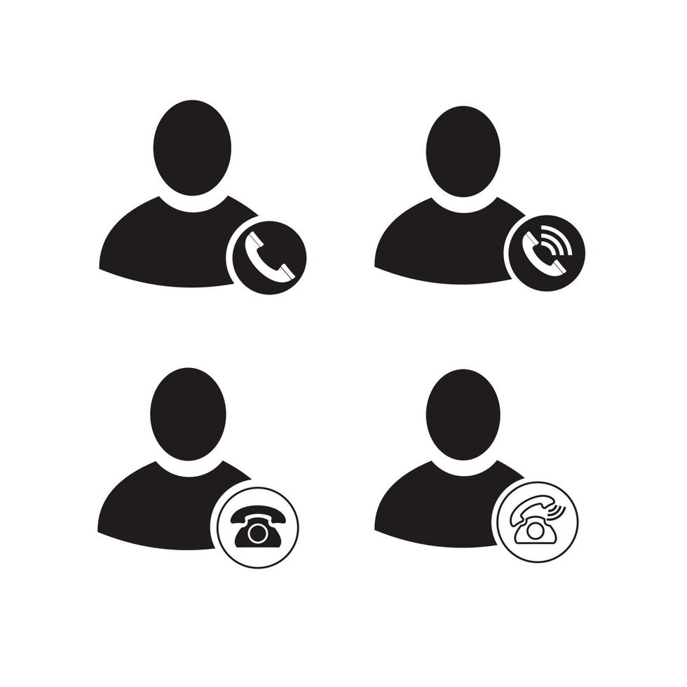 Support Manager vector icon. Call center worker pictograph. Style is flat circled symbol, color, rounded angles, white background.