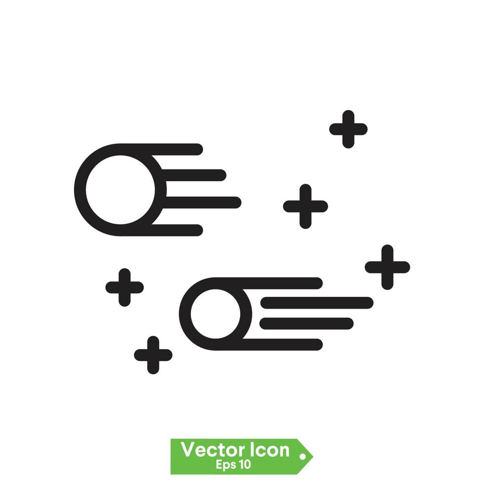 concepto de universo aislado de iconos lineales de planetas vector