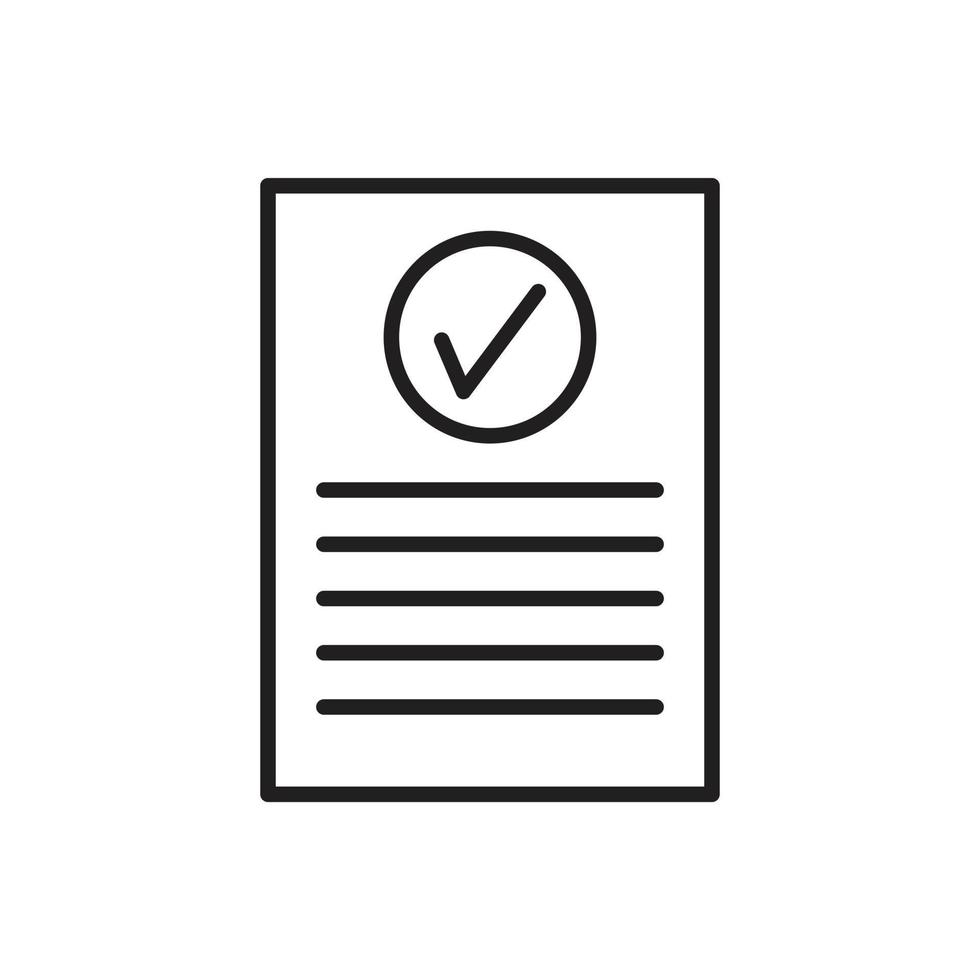 Consent icon symbol Flat vector illustration for graphic and web design.