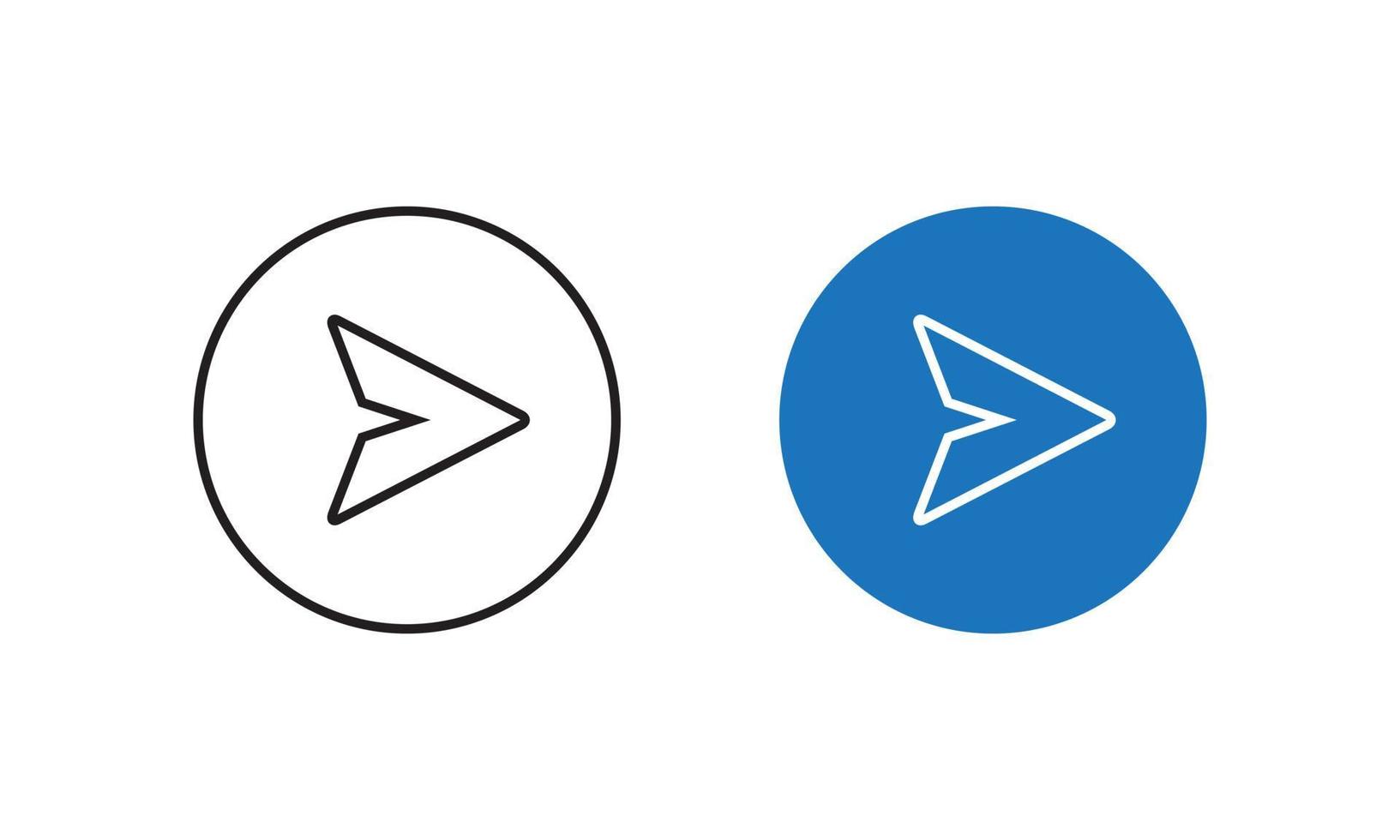 Send Message, Paper Plane Icon Vector in Line Style