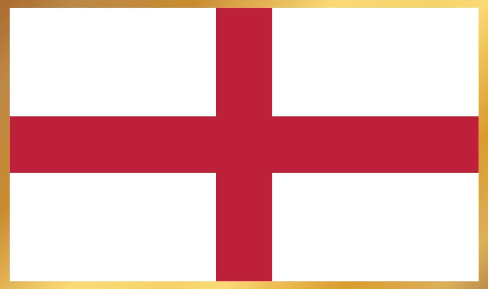 bandera de inglaterra, ilustración vectorial vector