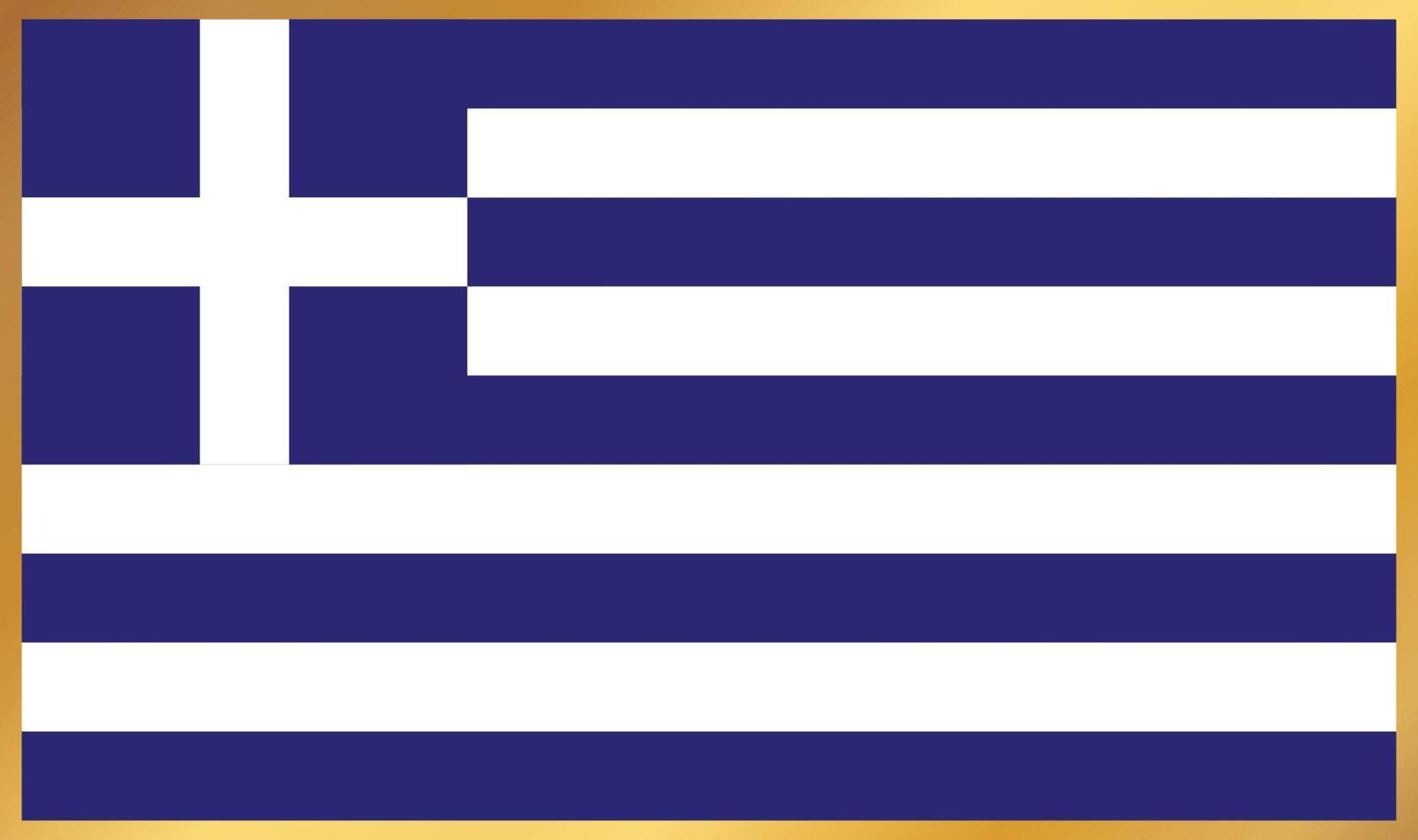 bandera de grecia, ilustración vectorial vector