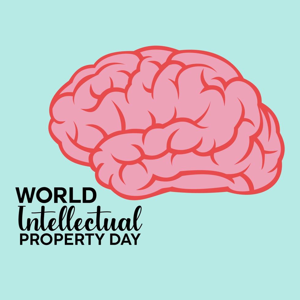 World Intellectual Property Day. vector illustration. Suitable for gretting card.