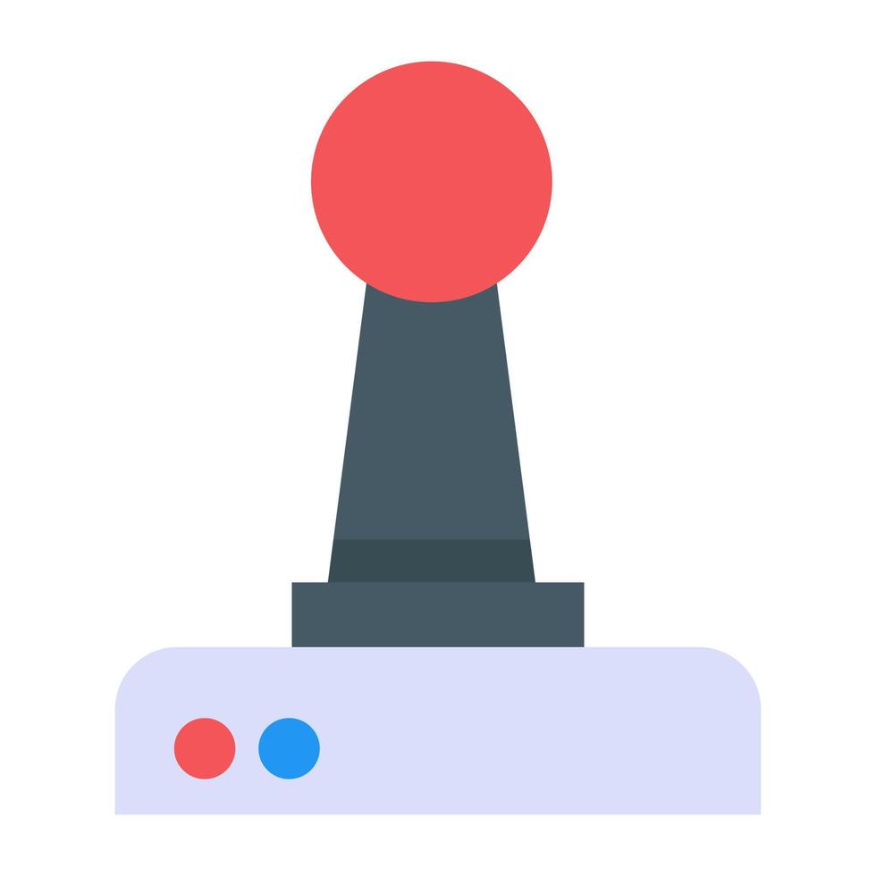 Trendy unique icon of joystick in flat design vector