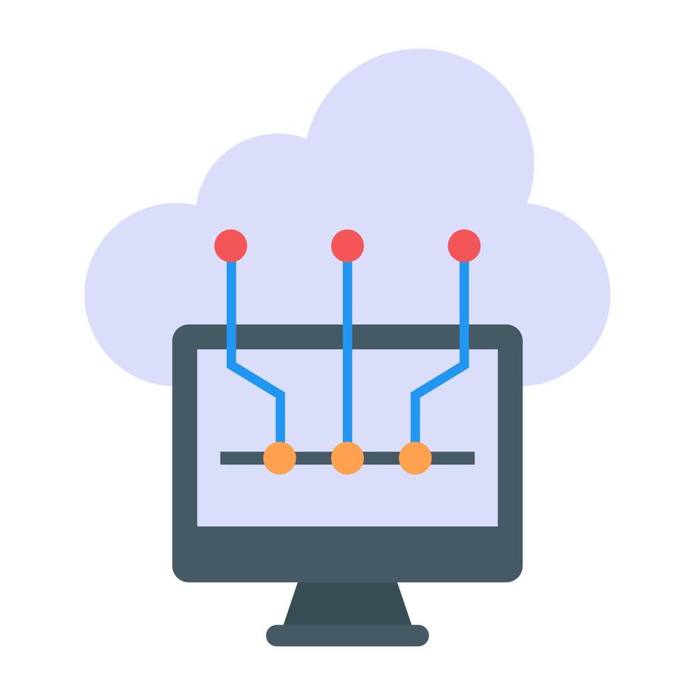 codificación web en icono plano editable de moda vector