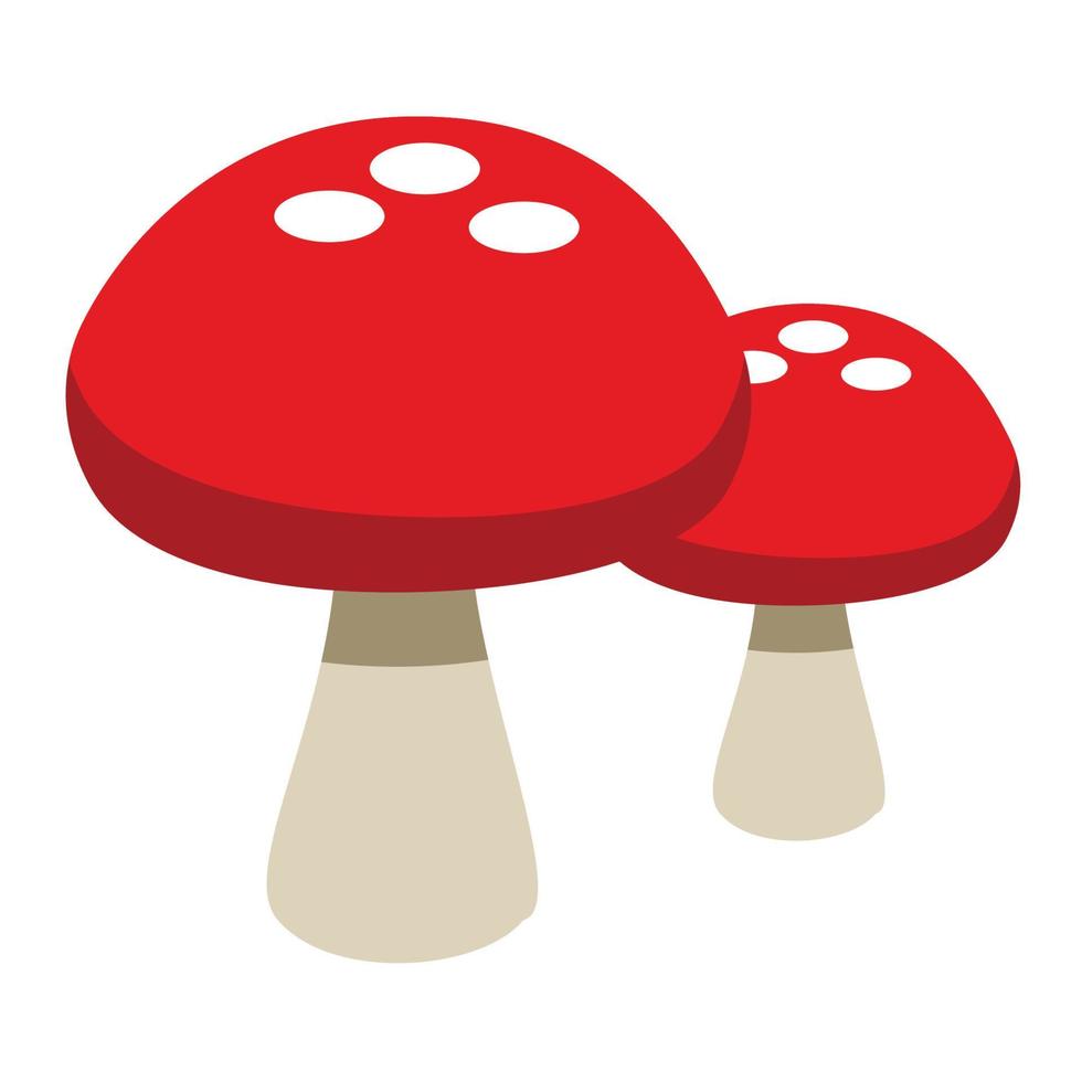 mushroom vegetable food vector design