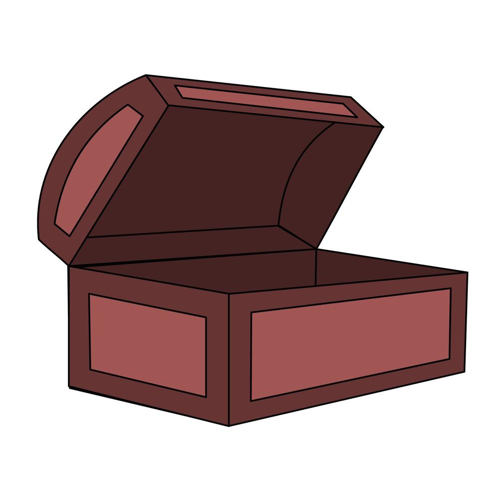 old open chest vector