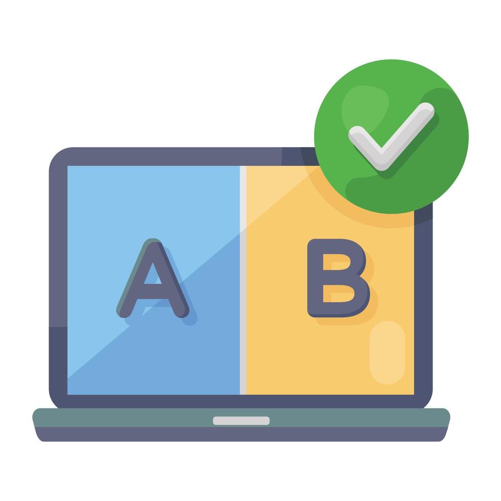 Ab testing vector style, verified testing